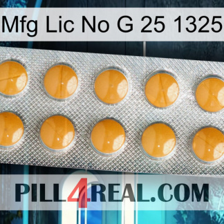 Mfg Lic No G 25 1325 levitra1